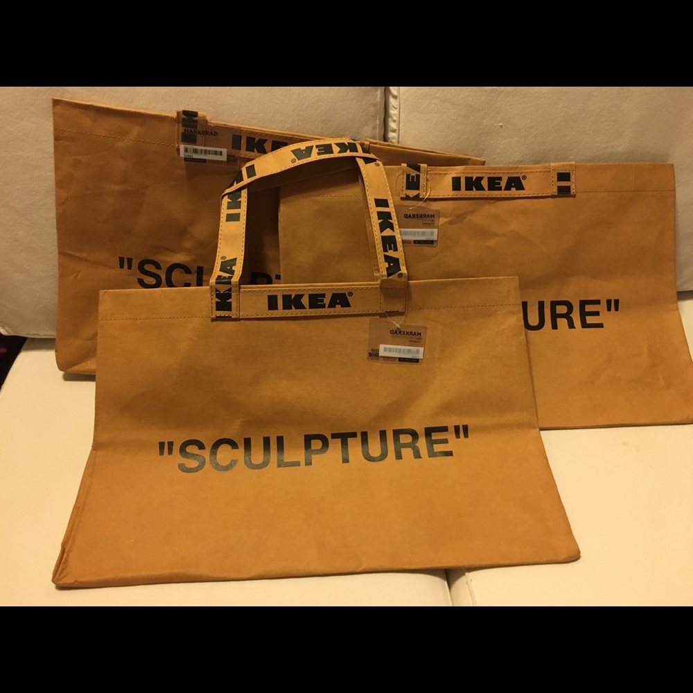 Set of 3 IKEA x Virgil Abloh Bag Tote